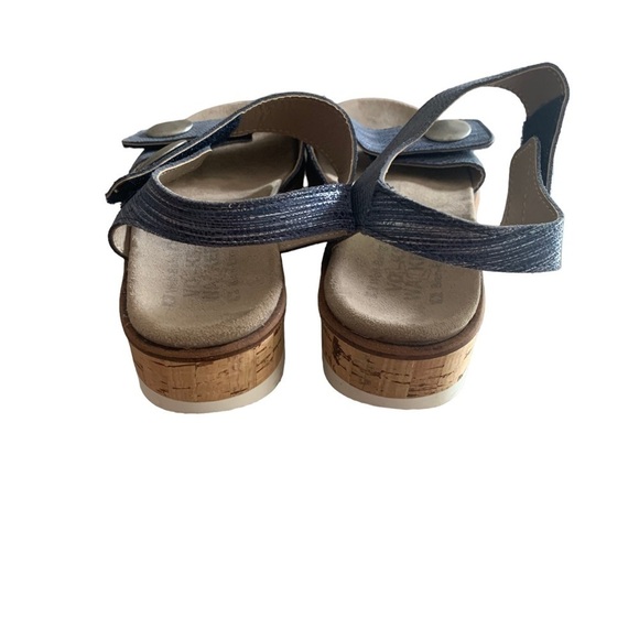 Volks Walker Blue/Silver Velcro Sandal - Picture 10 of 12